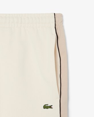 Regular Fit Colour-Block Fleece Shorts