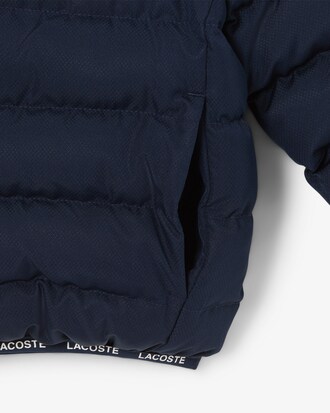 Unisex Hooded Diamond Taffeta Puffed Jacket