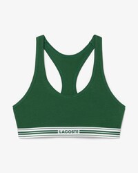 Contrast Band Stretch Cotton Bralette