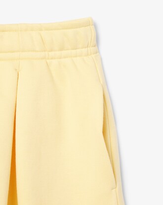 Pleated Fleece Shorts