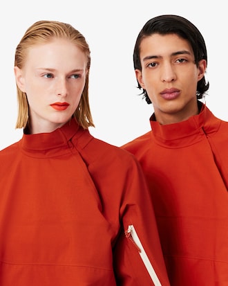 Runway Technical Taffeta Popover Jacket