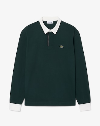 Relaxed Fit Jersey Rugby Polo Shirt