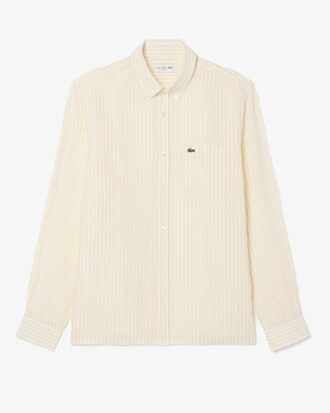 Regular Fit Striped Linen Shirt