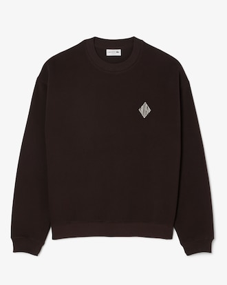 Double Face Piqu&eacute; Badge Sweatshirt