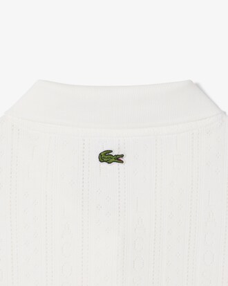 Slim Fit Pointelle Branded L.12.D Polo Shirt