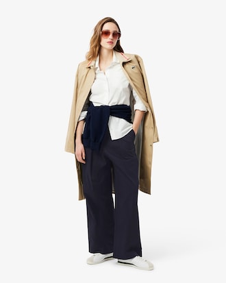 Wide Fit Stretch Gabardine Chino Pants