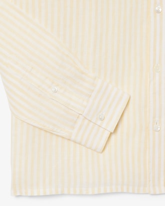 Regular Fit Striped Linen Shirt