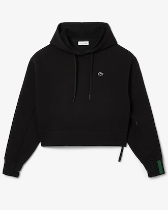 Short Cut Cotton Hoodie