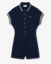 French Made Polo Collar Playsuit