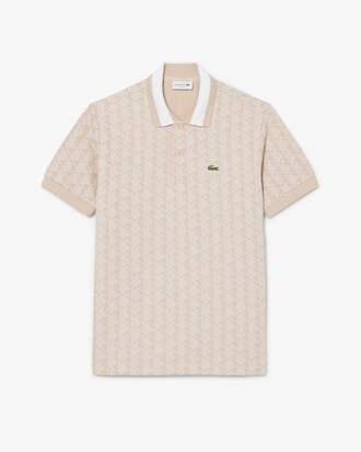Classic Fit Monogram Jacquard Polo Shirt