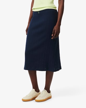 Cotton Midi Skirt