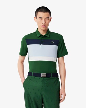 Regular Fit Colour-Block Golf Polo Shirt