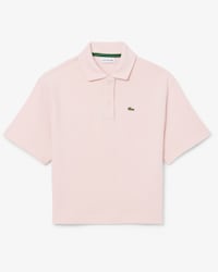Oversized Piqu&eacute; Polo Shirt   