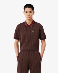 Classic Fit Monogram Jacquard Polo Shirt