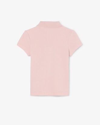 Scalloped Collar Piqu&eacute; Polo Shirt