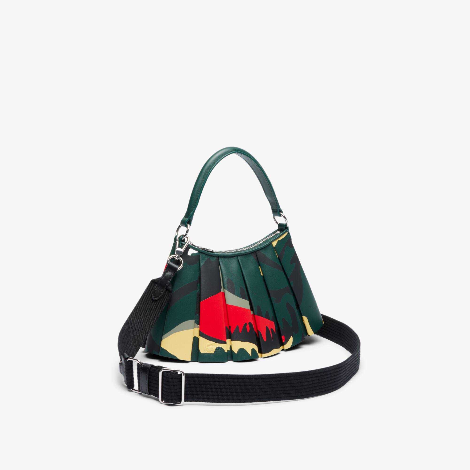 Small Runway Lenglen Crocodile Print Leather Bag - Women's
