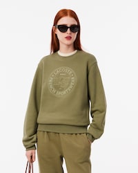Embroidered Fleece Sweatshirt