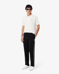Trim Accent Piqu&eacute; Sweatpants