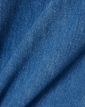 Oversized Lightweight Denim Polo Shirt