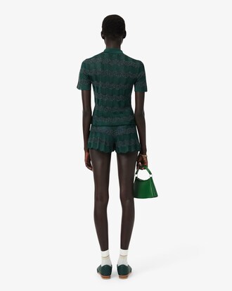 Runway Pointelle Knit Shorts