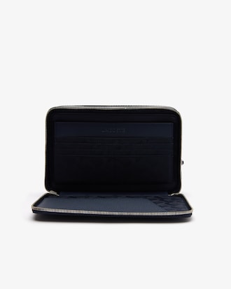 Chantaco Piqu&eacute; Leather Zipped Pouch