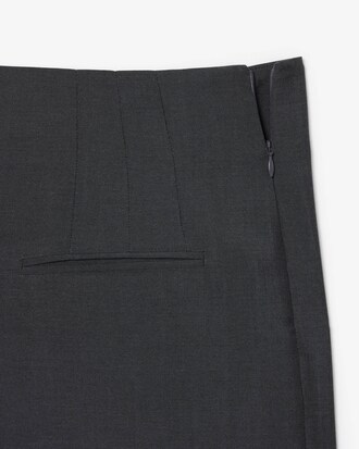 Runway Flap Detail Midi Skirt