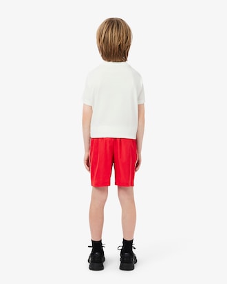 Lightweight Diamond Taffeta Tennis Shorts