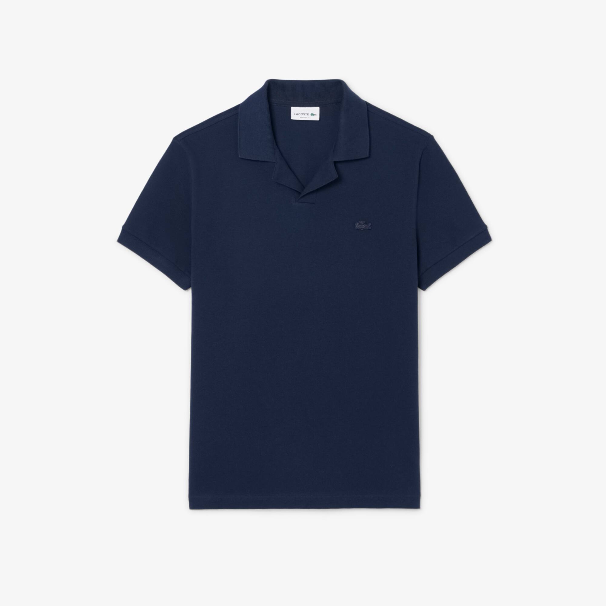【送料&関税込】Lacoste Classic Design Polo Shirt Lacoste Men's Classic Fit Monogram Print Contrast Collar