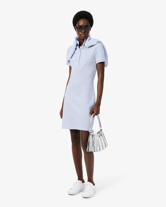 Slim Fit Stretch Piqu&eacute; Polo Dress