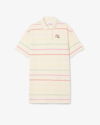 Striped Cotton Polo Dress