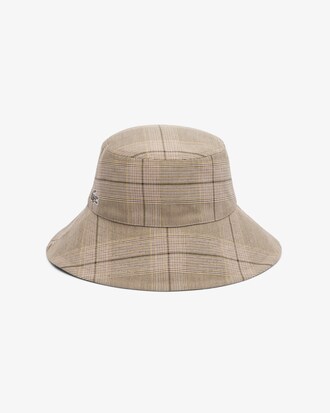 Plaid Cotton Poplin Bucket Hat