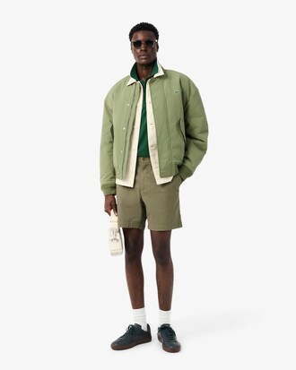 Regular Fit Stretch Cotton Shorts