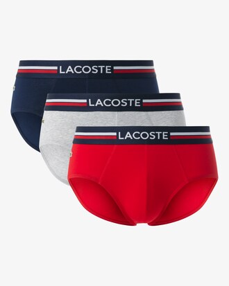 3-Pack Logo Waist Monochrome Cotton Briefs