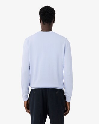 Monochrome Crew Neck Cotton Sweater