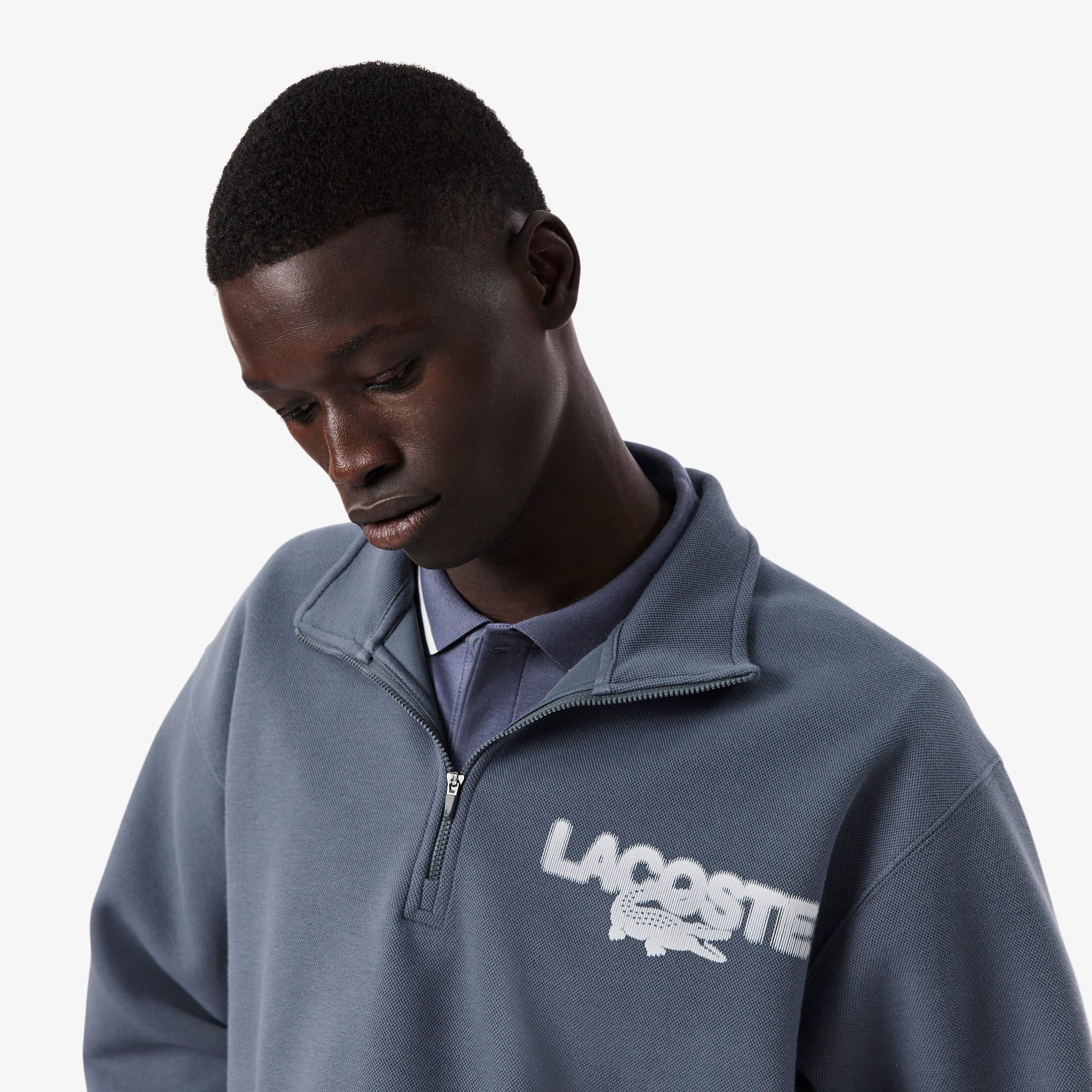 Branded Piqué Sweatshirt - Men's Sweatshirts - New In 2026 | Lacoste