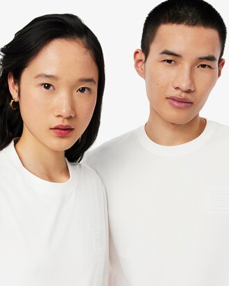 Embossed Branding Cotton T-shirt