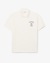 Classic Fit Embroidered Petit Piqu&eacute; Polo Shirt