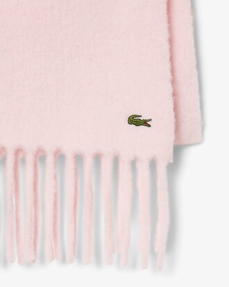 Alpaca Blend Fringed Scarf