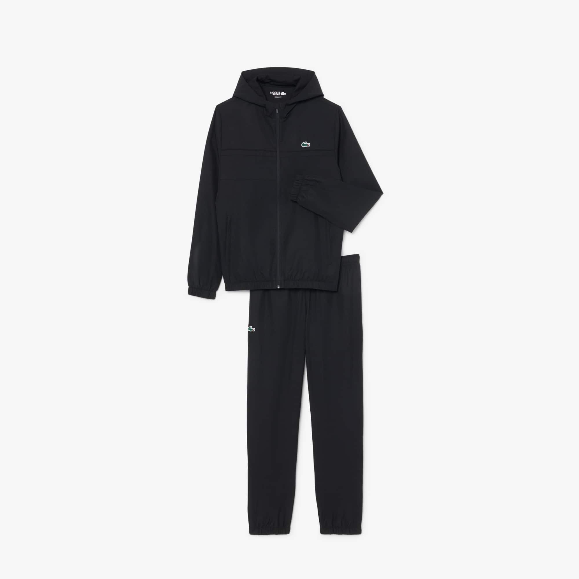 【最終値下げ】Lacoste ダイヤモンドパターン ジャージセットアップブラック Diamond Taffeta Sport Tracksuit - Sets - New In 2026 | Lacoste