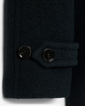 Runway Boiled Wool Coat