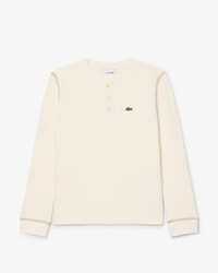 Waffle Knit Henley T-shirt