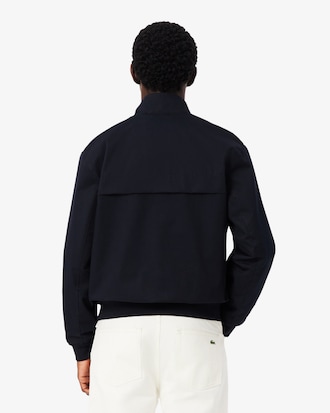 Water-Repellent Twill Harrington Jacket
