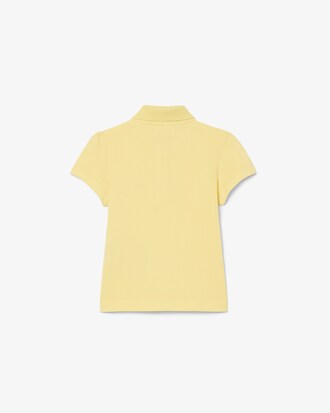 Scalloped Collar Piqu&eacute; Polo Shirt