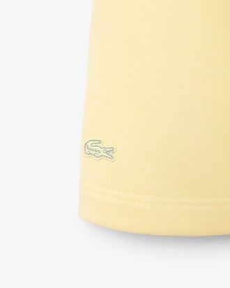 Pleated Fleece Shorts