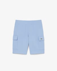 Cotton Fleece Cargo Shorts