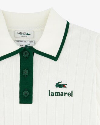 Lacoste x Lamarel Stretch Golf Sweater with Polo Colla
