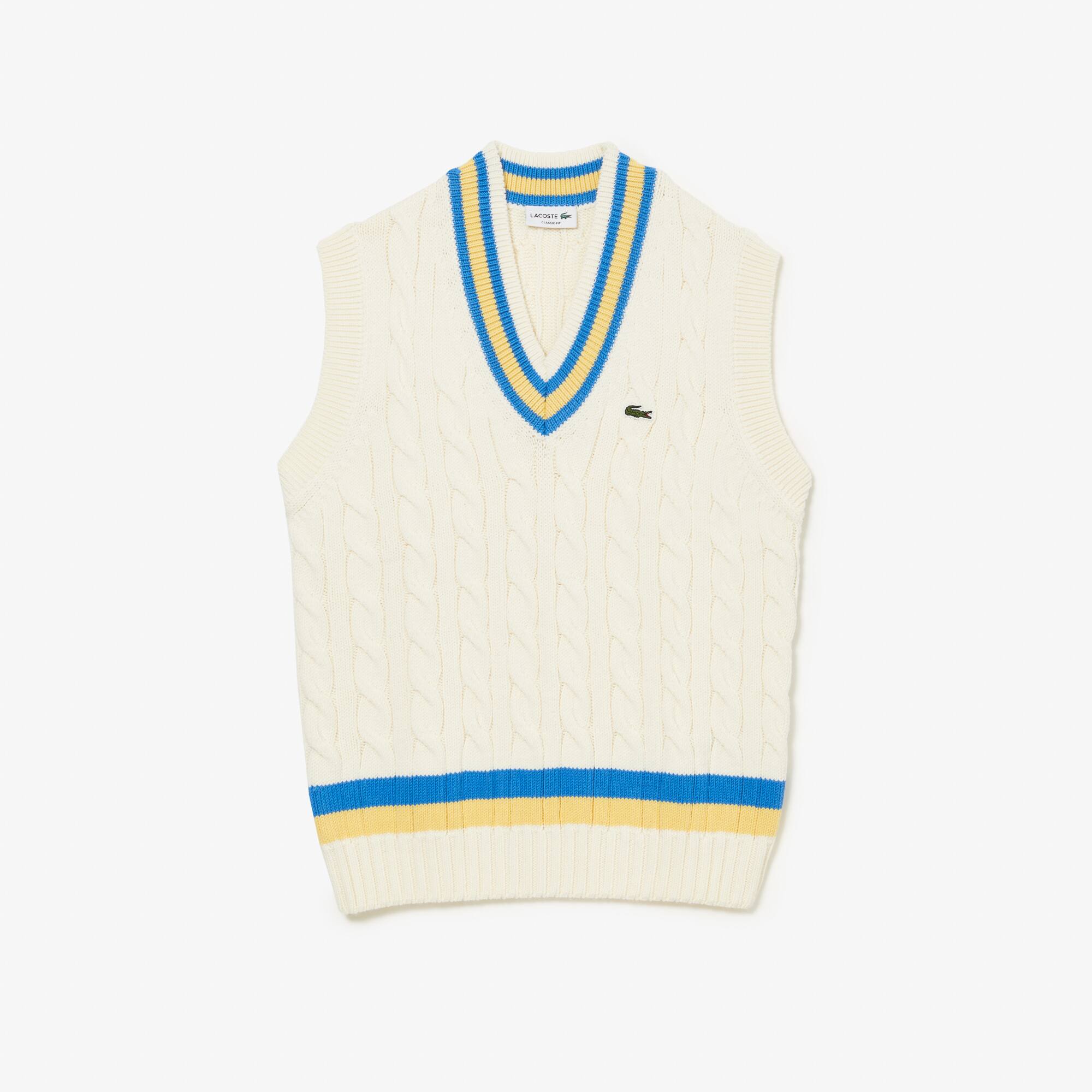 V-Neck Wool Vest Sweater 