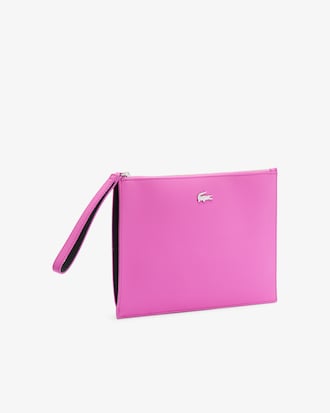 Anna Coated Piqué Canvas Pouch