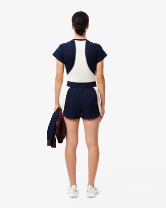 Stretch Diamond Taffeta Sport Shorts