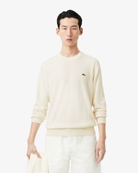 Monochrome Crew Neck Cotton Sweater